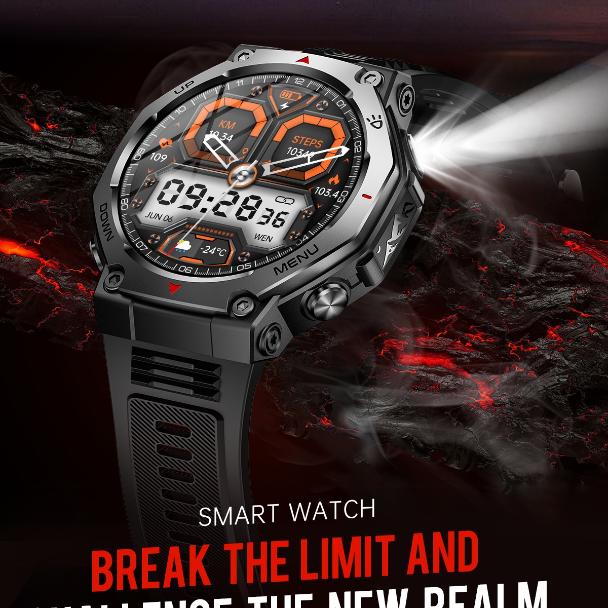 ساعة ذكية VWAR T-Rex فائقة الذ - مراجعة Watch Vs Smartwatch وسعره