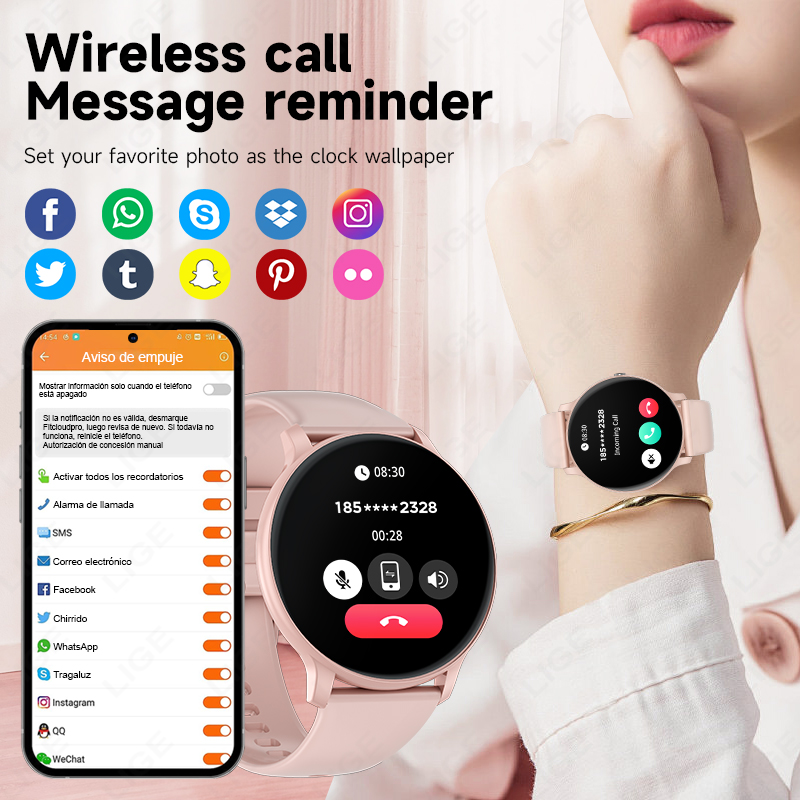 ساعة ذكية جديدة 2026 للنساء وا - مراجعة Smartwatch Ladies Watches For Women وسعره