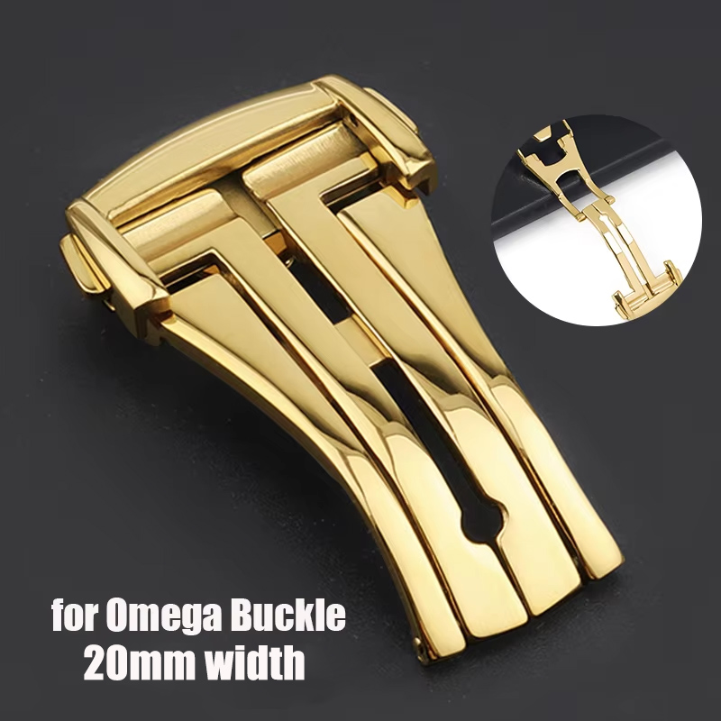 أبازيم ساعات قابلة للطي مصقولة - مراجعة Watches Omega وسعره