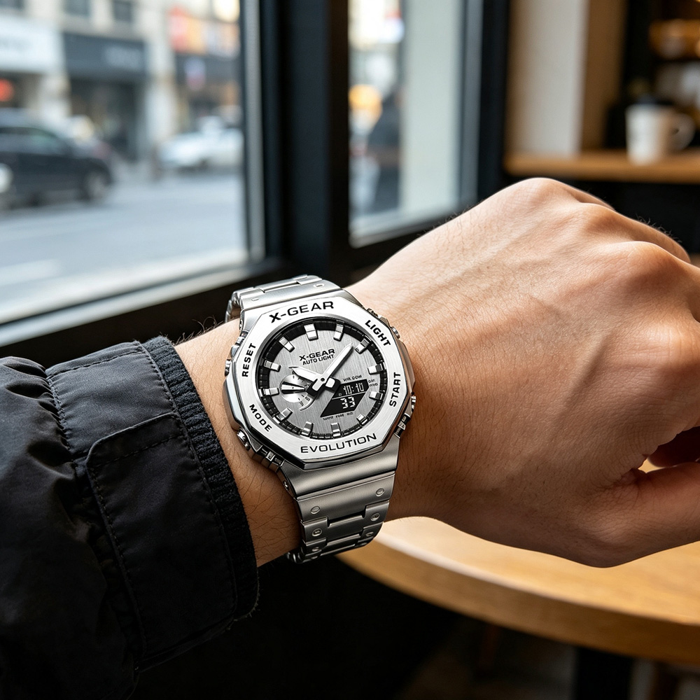 ساعة رياضية رقمية بشاشة مزدوجة - مراجعة Smartwatch Watches Girls وسعره