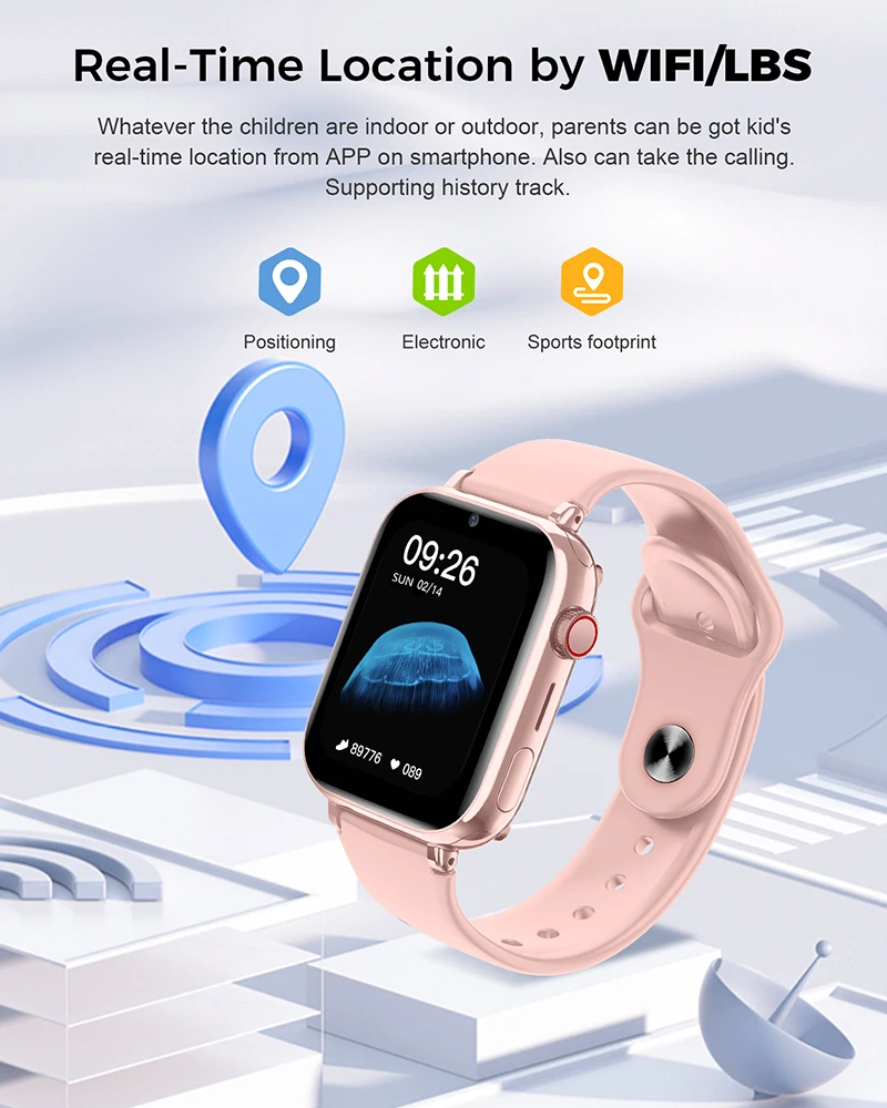 2025 ساعة ذكية للأطفال LBS الم - مراجعة Smartwatch Watches For Kid Boy With Alarm وسعره