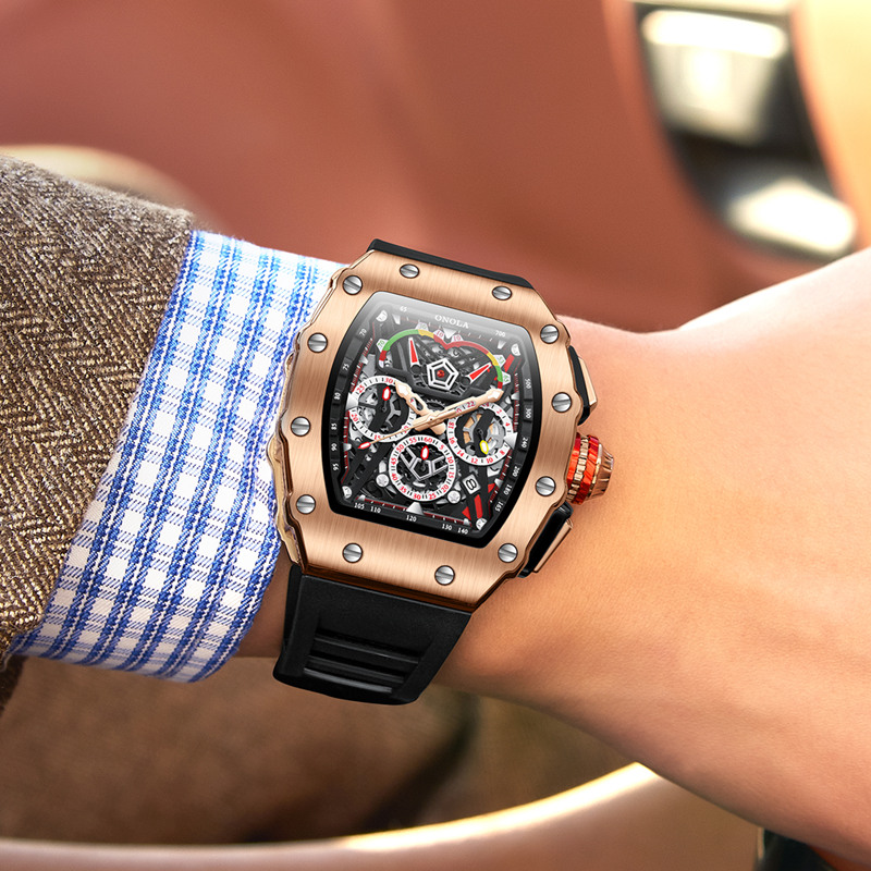 ONOLA ساعات المعصم كوارتز ساعة - مراجعة Chronograph Sport Watch وسعره