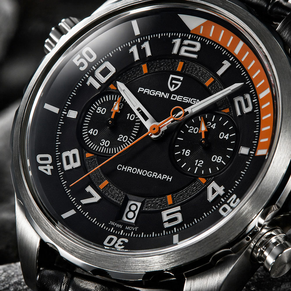 ساعة يد رجالية كلاسيكية من PAG - مراجعة Chronograph Sport Watch وسعره