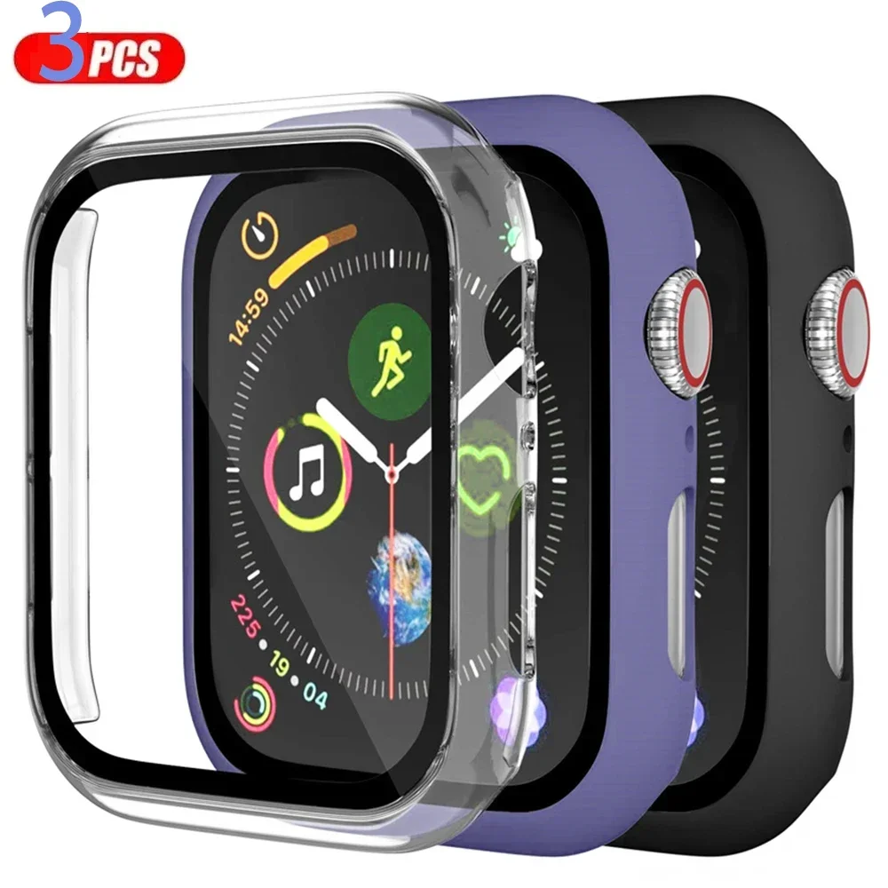 3 حزمة الزجاج + غطاء لساعة أبل - مراجعة Smartwatch Watches Girls وسعره