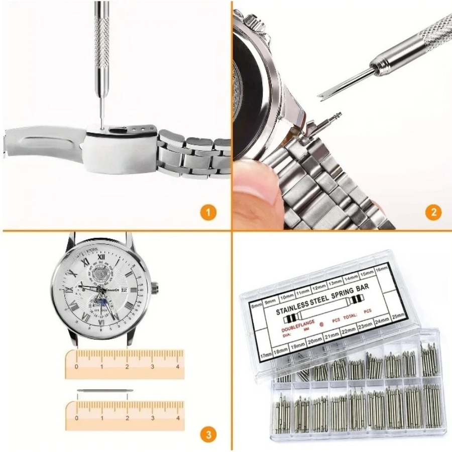 ٢٧٠ قطعة/علبة من قضبان الزنبرك - مراجعة Spring Bar Tool وسعره