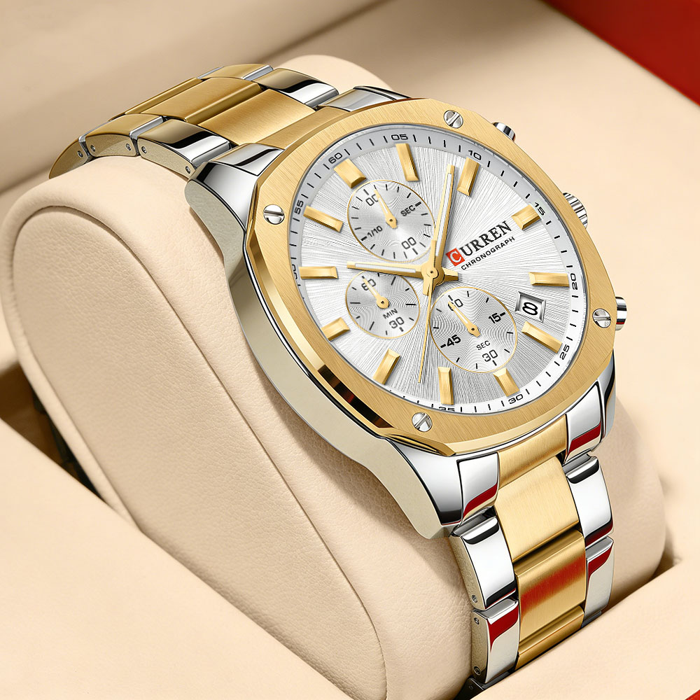 ساعة رياضية رجالية عصرية من CU - مراجعة Chronograph Sport Watch وسعره
