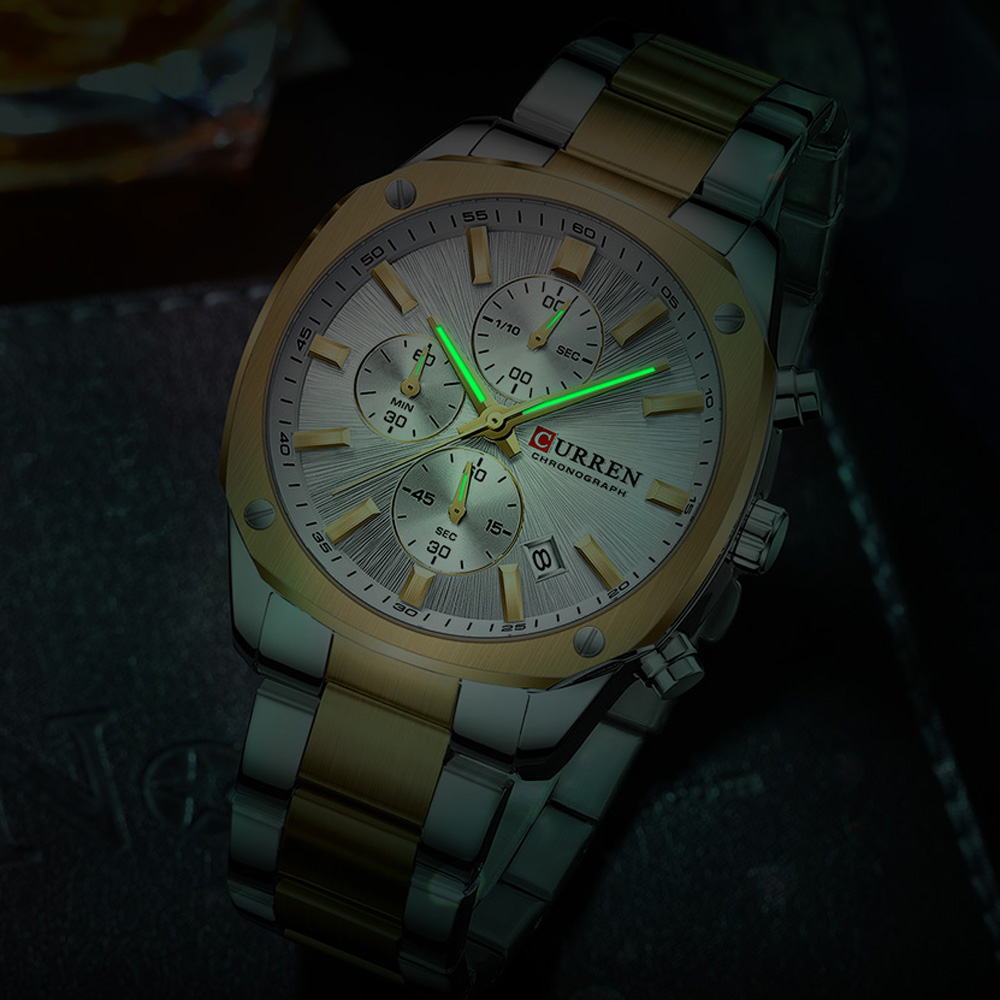 ساعة رياضية رجالية عصرية من CU - مراجعة Chronograph Sport Watch وسعره