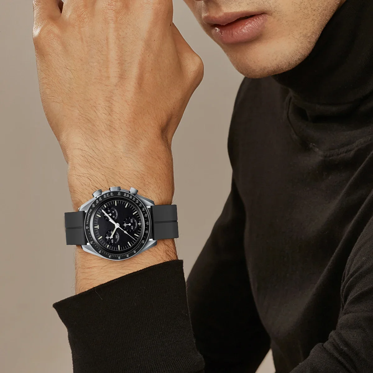 حزام سيليكون لساعة أوميجا إكس  - مراجعة Watches Omega وسعره
